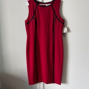 Elegant Red Sleeveless Dress